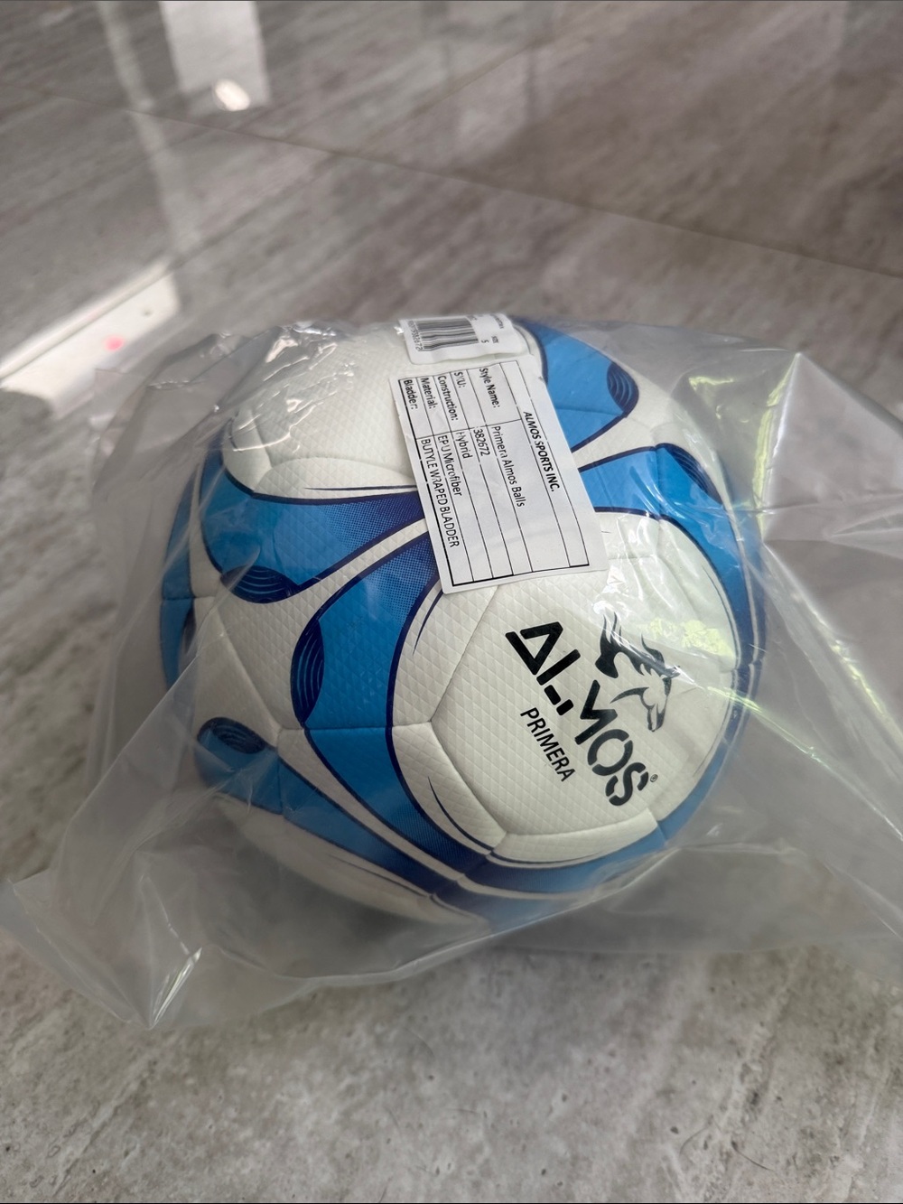 AI-VOS Primera Blue & White Soccer Ball